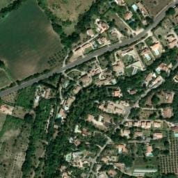 Vue satellite de Bivouac à Souvignargues (8) à Souvignargues