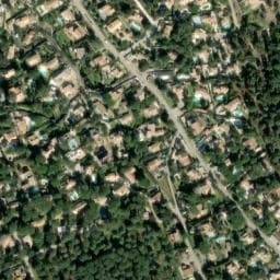 Vue satellite de Bivouac à Langlade (38) à Langlade