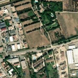 Vue satellite de Les Patios à Saint-Étienne-du-Grès