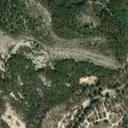 Vue satellite de Camping Verdon Carajuan à Rougon