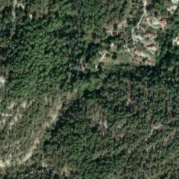 Vue satellite de Centre EEDF Les Restanques à Blausasc