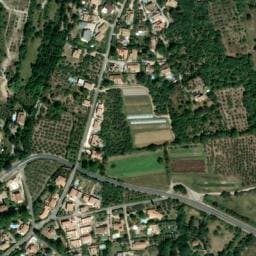 Vue satellite de Bivouac à Souvignargues (3) à Souvignargues