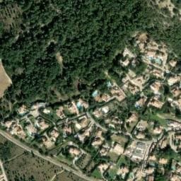 Vue satellite de Bivouac à Langlade (7) à Langlade