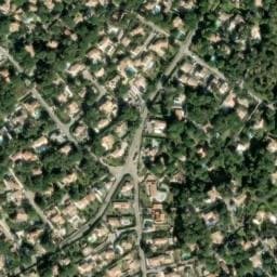 Vue satellite de Bivouac à Langlade (26) à Langlade