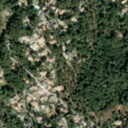 Vue satellite de Bivouac à Langlade (24) à Langlade