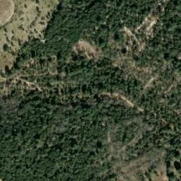 Vue satellite de les chênes blancs à Langlade