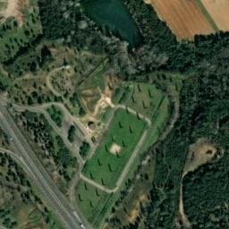 Vue satellite de Aire de Caissargues à Aubord
