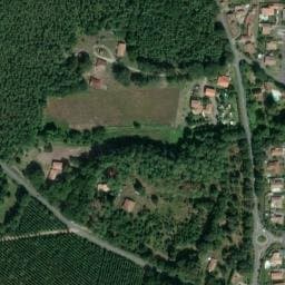 Vue satellite de Aire Naturelle Haoud'ici à Magescq
