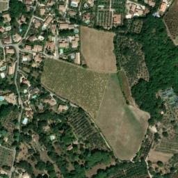 Vue satellite de Bivouac à Junas (6) à Junas