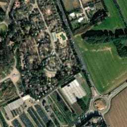 Vue satellite de Domaine de la Bastide à Aubord