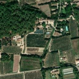 Vue satellite de Camping du Vieux Chemin d'Arles à Mas-Blanc-des-Alpilles