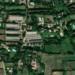 Vue satellite de Camping à la ferme du Vieux Chemin d'Arles à Les Baux-de-Provence