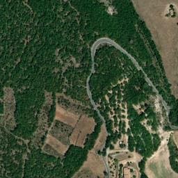Vue satellite de Camping à la ferme Les Clos du Lac à Les Salles-sur-Verdon