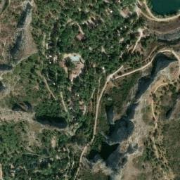Vue satellite de La Vallée Heureuse à Orgon