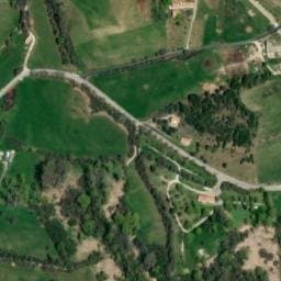 Vue satellite de Camping à la Ferme de Bourras à Rougon