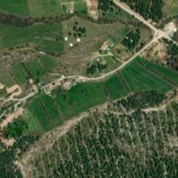 Vue satellite de La Maison d’Adèle à Rougon
