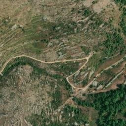 Vue satellite de Bivouac à Gréolières (17) à Gréolières