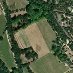 Vue satellite de Domaine de Massereau - Camping à Sommières