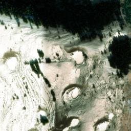 Vue satellite de Bivouac à Andon à Andon