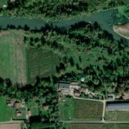 Vue satellite de Aire de camping-car à la ferme Comet-Tournier à Cauna