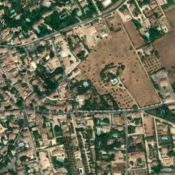 Vue satellite de Les Oliviers à Mollégès