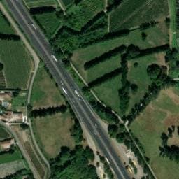 Vue satellite de Aire de Sénas à Sénas