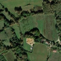 Vue satellite de Domaine de Sarraute Centre Naturiste à Perchède