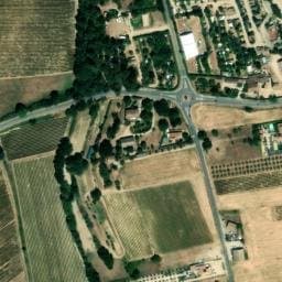 Vue satellite de Les Chaines Verts à Cabrières-d'Aigues
