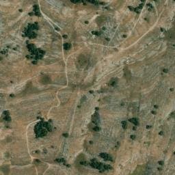 Vue satellite de Cabane sur pilotis  ACA du Baudillouns à Cipières