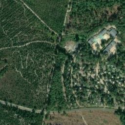 Vue satellite de Camping Sandaya Soustons Village à Soustons