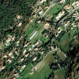 Vue satellite de Domaine des Hautes Collines de la Côte d'Azur à Carros