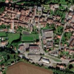 Vue satellite de Aire municipale de services pour camping-car à Mugron