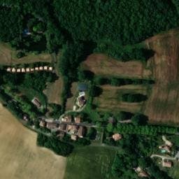 Vue satellite de Camping Namasté à Cox
