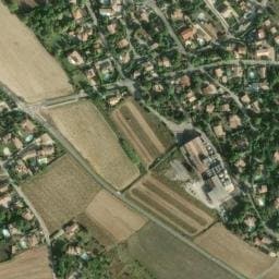 Vue satellite de AIRE DE SERVICE CAMPING-CAR À MONTAUD à Montaud