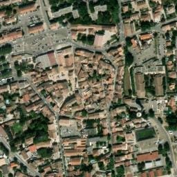 Vue satellite de Aire de camping-car à Sénas à Sénas