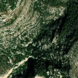Vue satellite de Chalet CAF de la Maline-Verdon à Aiguines