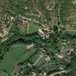 Vue satellite de Camping a la ferme Le Pigeonnier à Allemagne-en-Provence