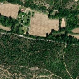 Vue satellite de Le Grand Pré à Allemagne-en-Provence