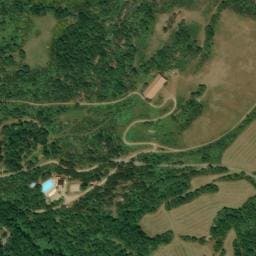 Vue satellite de Domaine de Lambeyran à Lodève