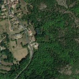 Vue satellite de Camping de la Font à Joncels