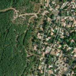 Vue satellite de Bivouac à Aubais à Aubais