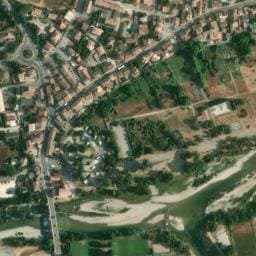 Vue satellite de Aire de Camping-Car de Vinon-sur-Verdon à Vinon-sur-Verdon
