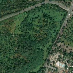 Vue satellite de Hôtel de plein air Les Maritimes à Seignosse