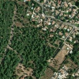 Vue satellite de La Tine à Aubais