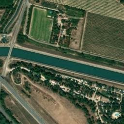 Vue satellite de Camping Fontenelle à Alleins