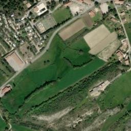Vue satellite de Camping Municipal Notre-Dame à La Roque-Esclapon
