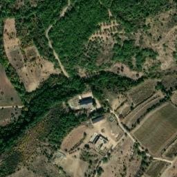 Vue satellite de Bivouac à Arboras à Arboras