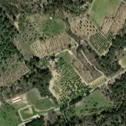 Vue satellite de Camping Verdon Les Grands Domaines à Saint-Laurent-du-Verdon