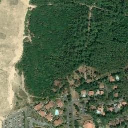 Vue satellite de Domaine de l'Agréou Vacances Bleues à Seignosse