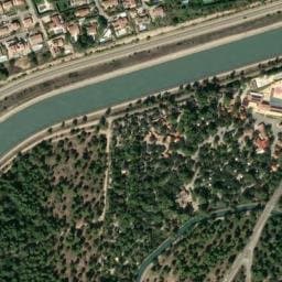 Vue satellite de Aire de camping-car à Mallemort à Mallemort